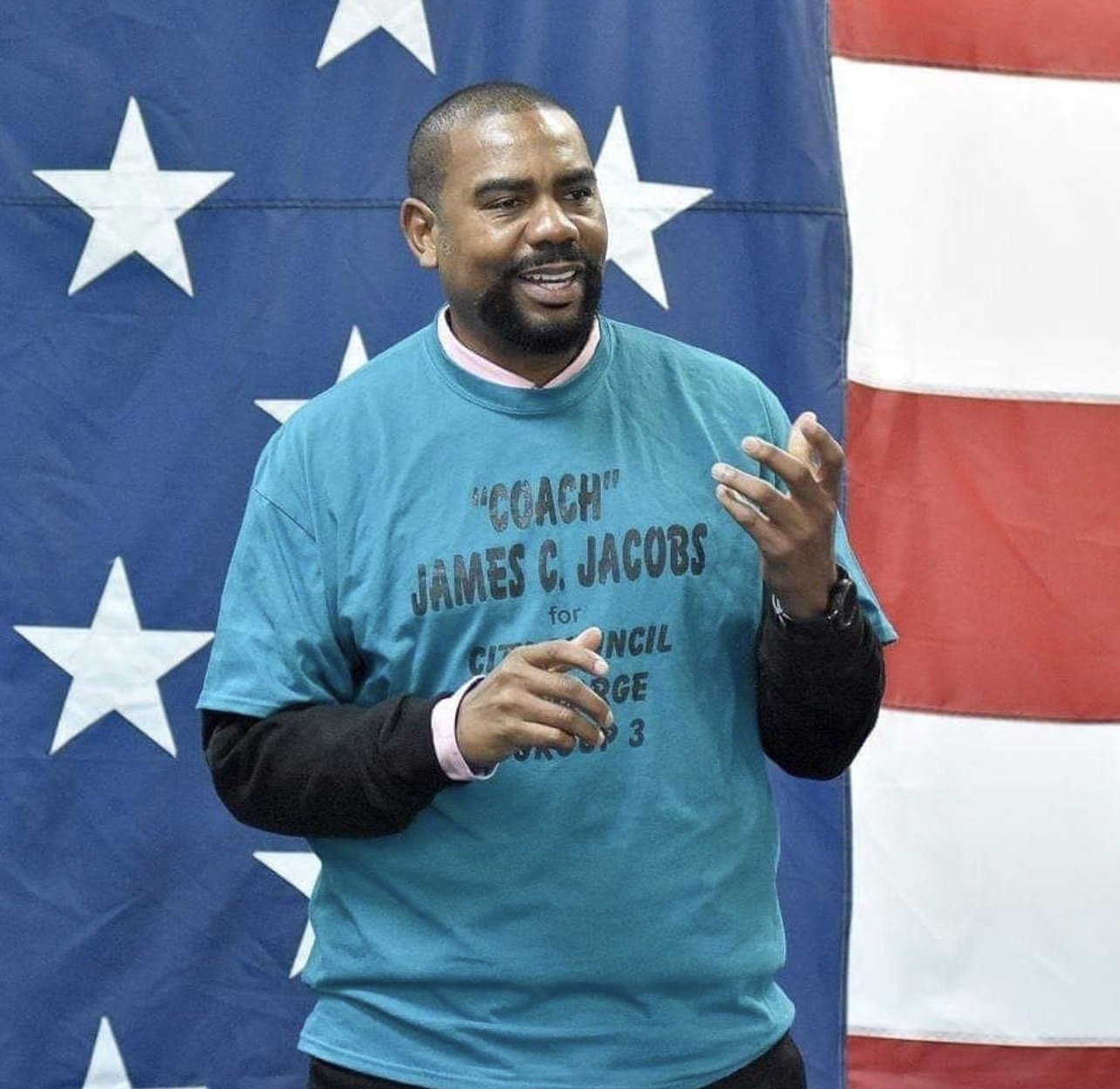 Coach James Jacobs in the community, photo 68